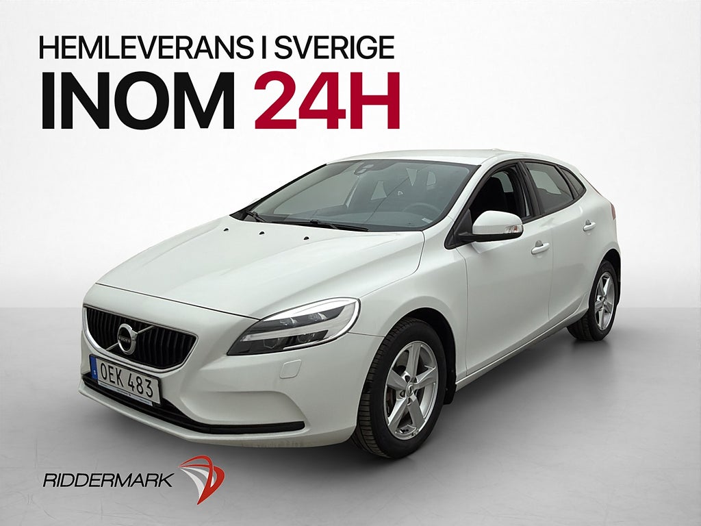 Volvo V40 T2 122hk Värmare P-Sensorer Farthållare LED