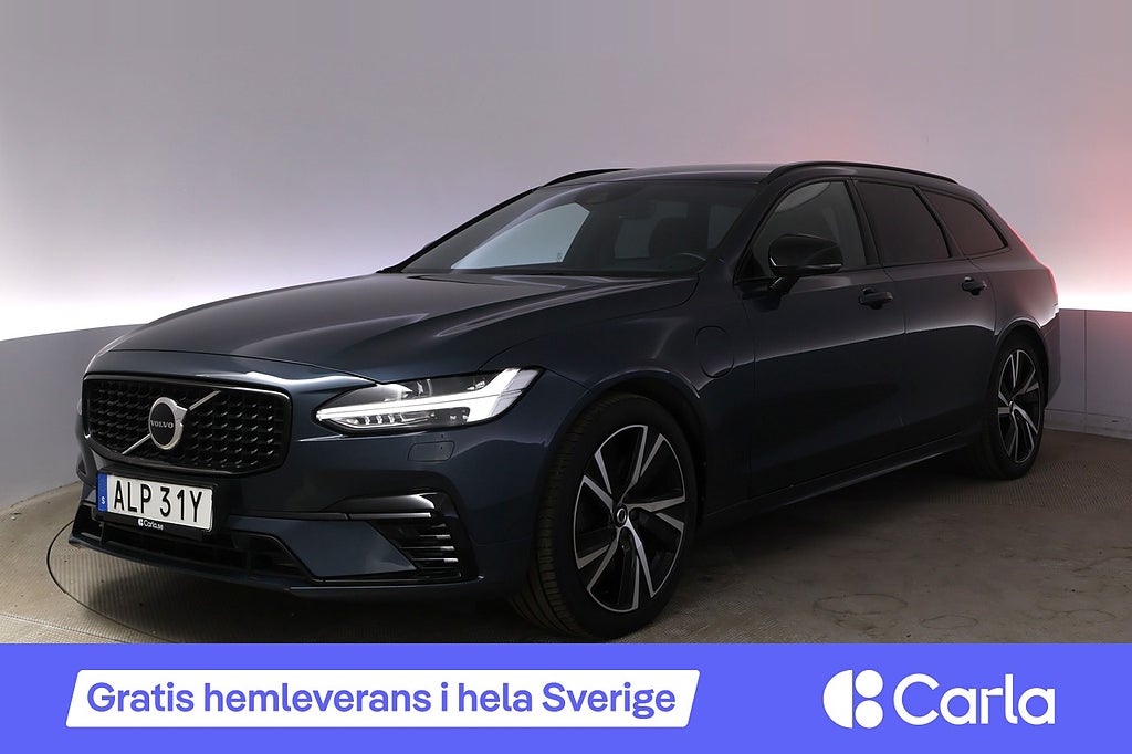 Volvo V90 Recharge T8 AWD R-Design Elstolar Kamera Drag HK