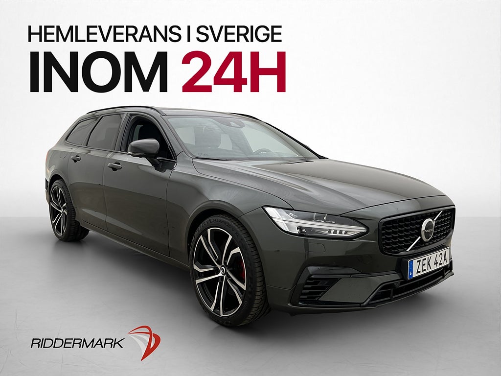 Volvo V90 Recharge T8 AWD R-Design B&W Pano Värm Drag 360°