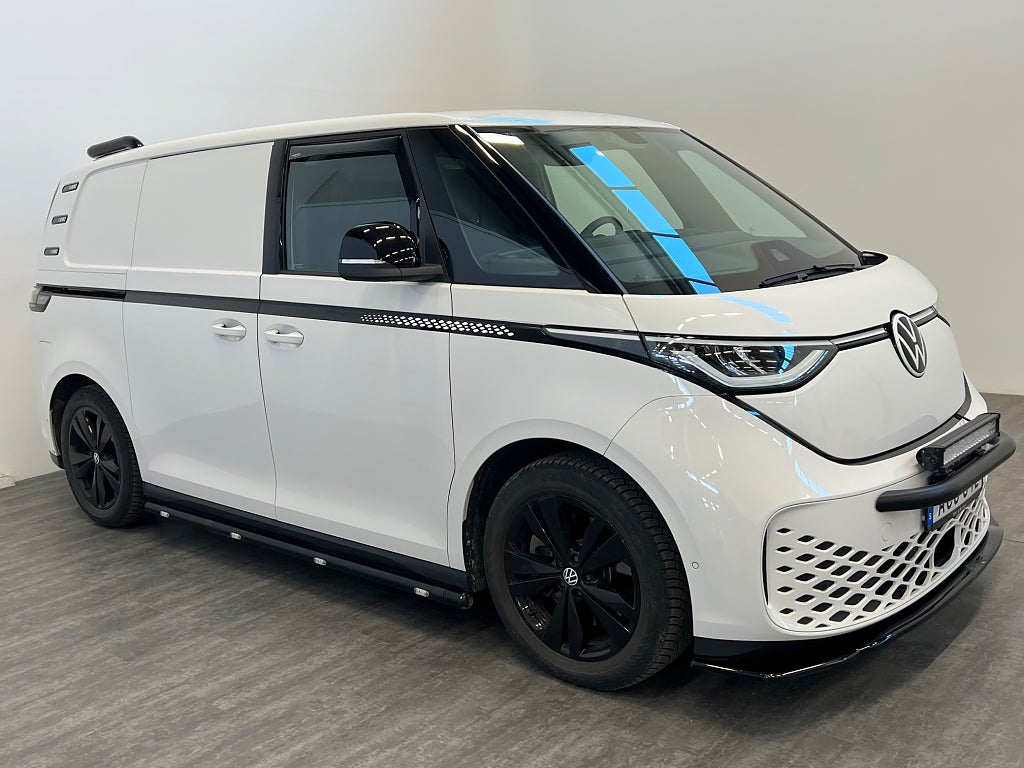 Volkswagen ID. Buzz Cargo 2x-eldörr dubbelgolv Discover pro