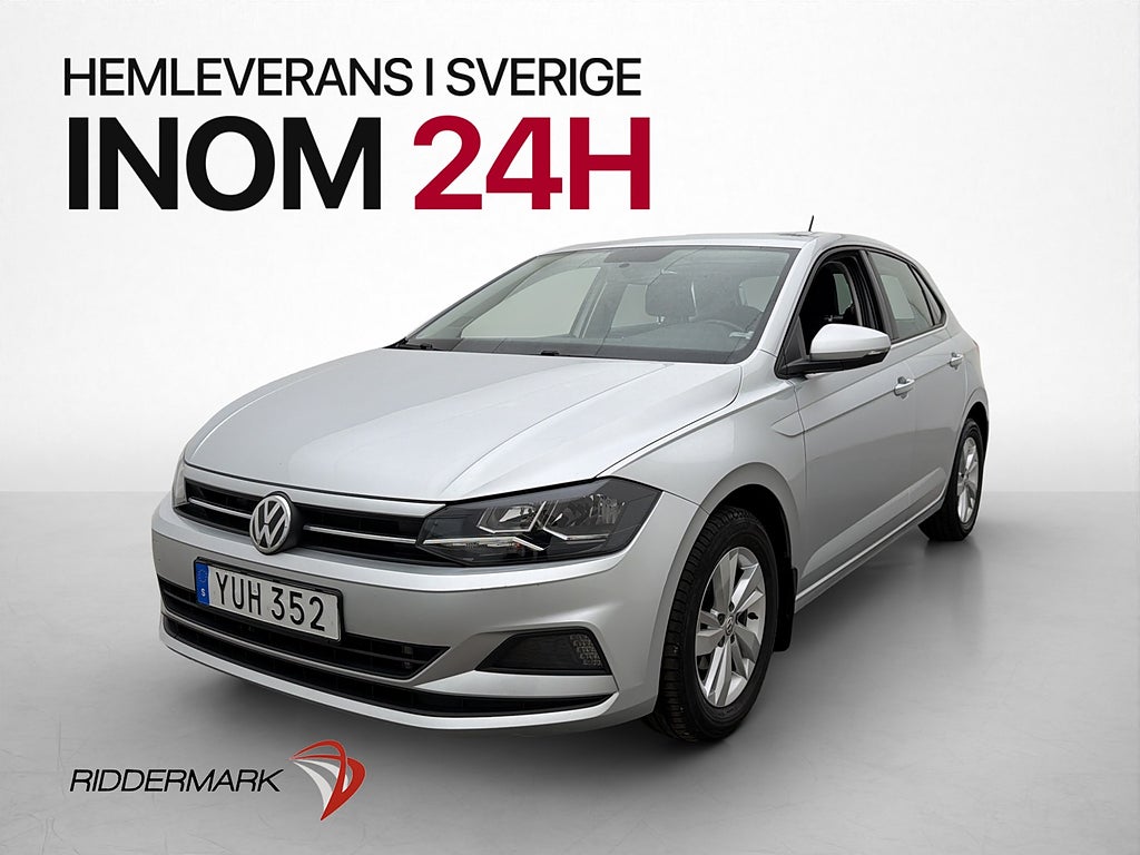 Volkswagen Polo 1.0 TSI 95hk Bluetooth Farthållare Låg-Skatt