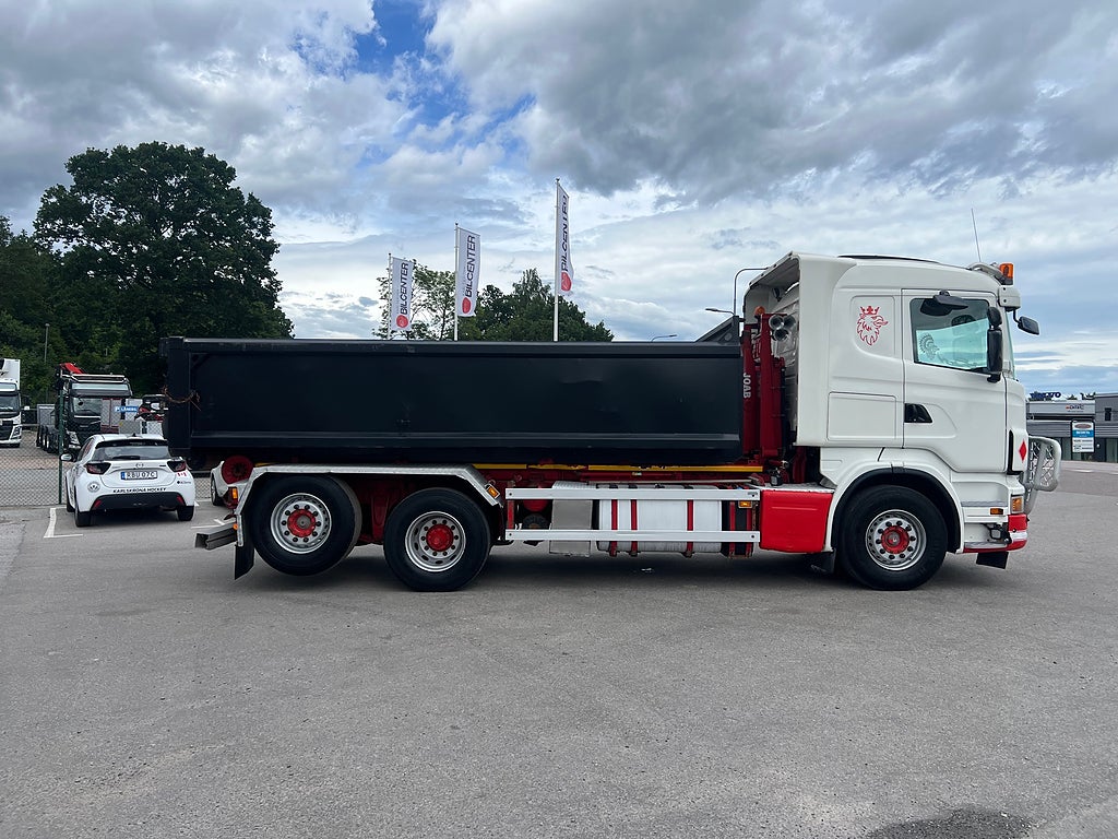 Scania R500 V8 6x2*4 Manuell Växellåda, Lastväxlare inkl flak