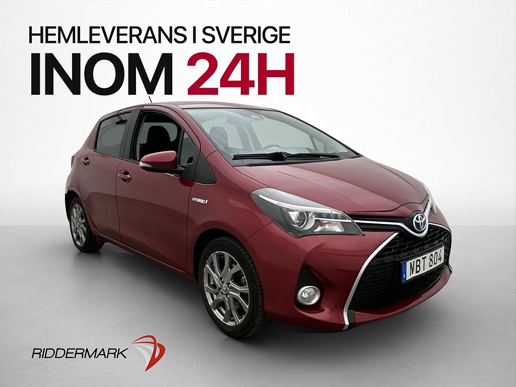Toyota Yaris Hybrid 101hk Kamera Svensksåld 0.36 l/mil