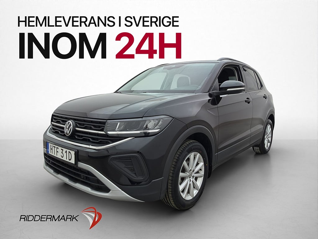 Volkswagen T-CROSS TSI 116hk Life Cockpit Backkamera CarPlay