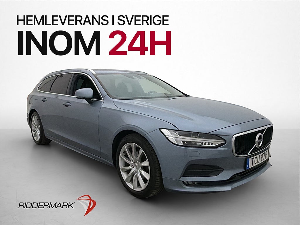 Volvo V90 D3 150hk Advanced Värmare Pano H/K 360° Drag BLIS