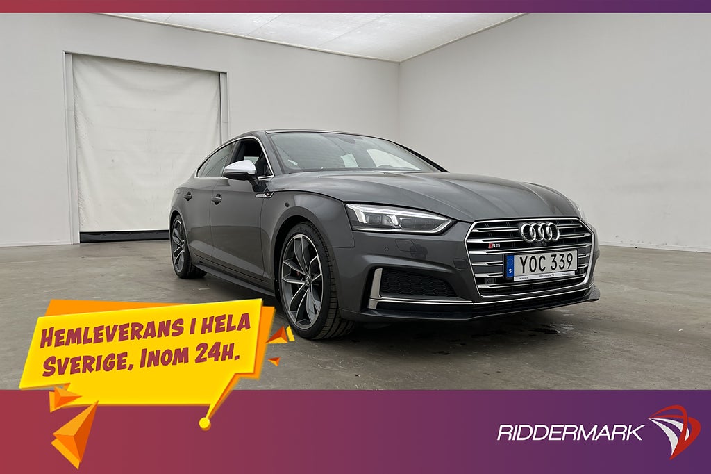 Audi S5 Sportback 3.0 TFSI Q Cockpit Pano B&O HuD Värmare