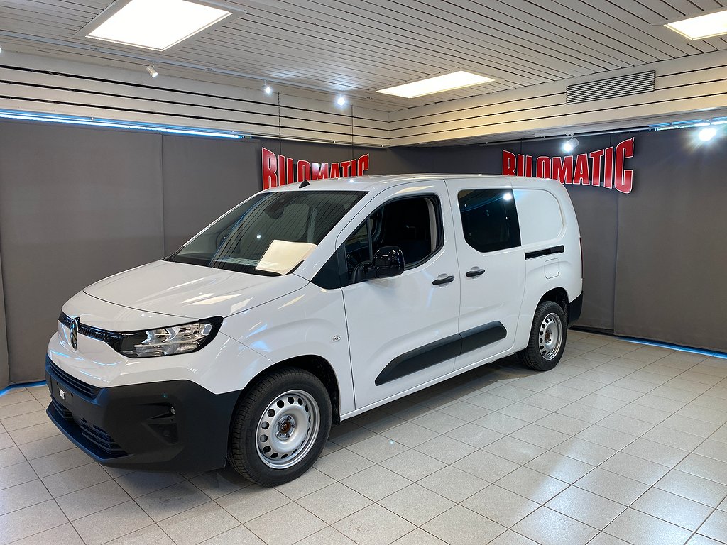 Citroën Berlingo 130 AUT CREW CAB 5-SITS L2 SKÅP DUBBELHYTT