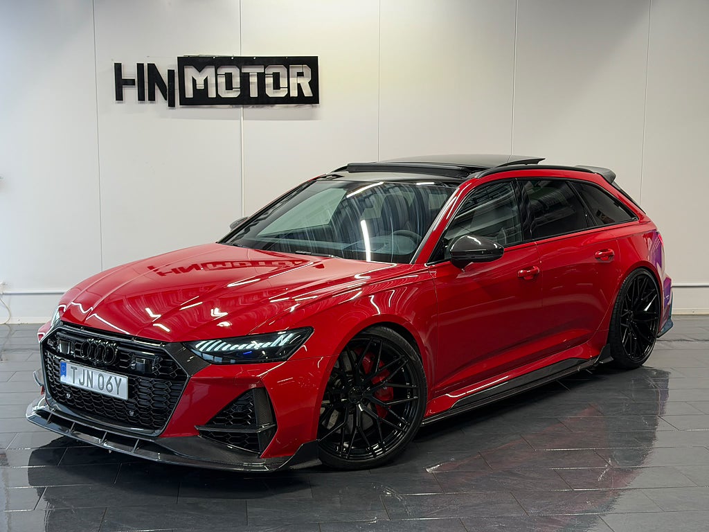 Audi RS6 4.0 V8 Quattro |PANO|B&O|HuD|MATRIX|360|22'|DRAG|SvSåld