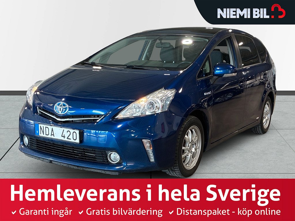 Toyota Prius Hybrid Aut Kamkedja 7sits Navi Kamera Pano HuD