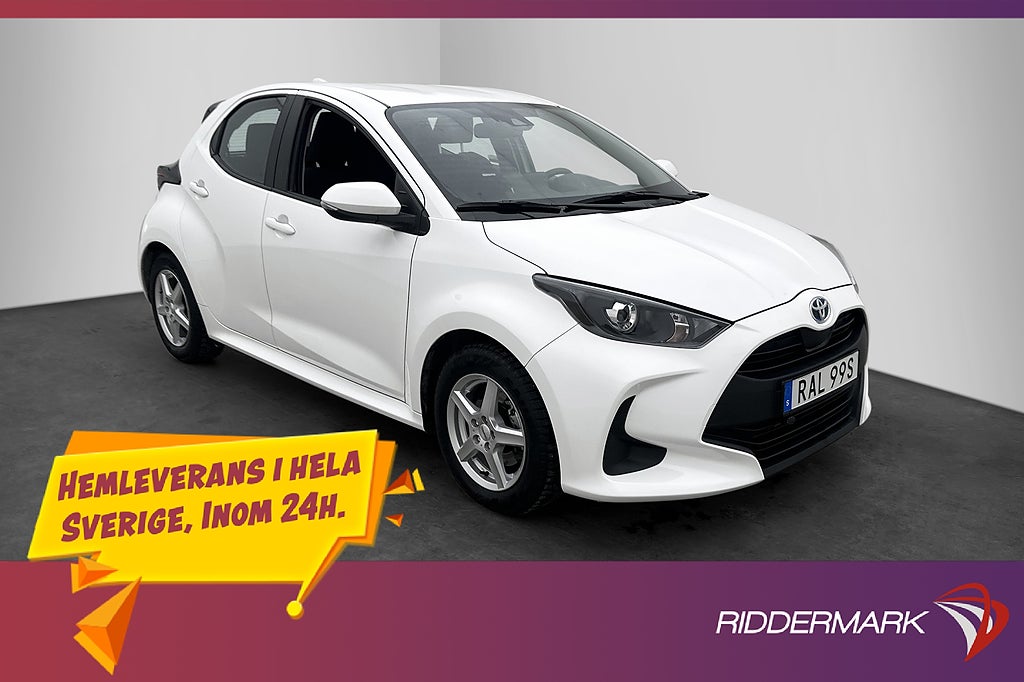 Toyota Yaris Hybrid Active Kamera M&K Värmare 1 ÄGARE  MOMS