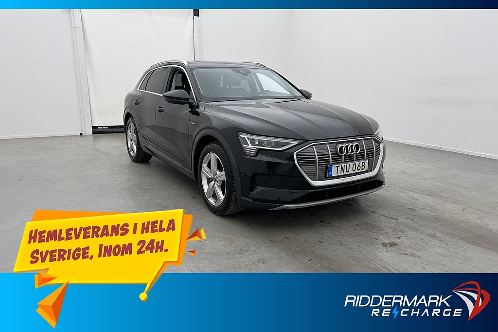 Audi E-Tron 55 Q Proline Luftfjädring Kamera Skinn MOMS