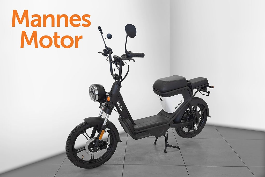 Viarelli City1000  Svart/Vit 45 km/h Klass 1