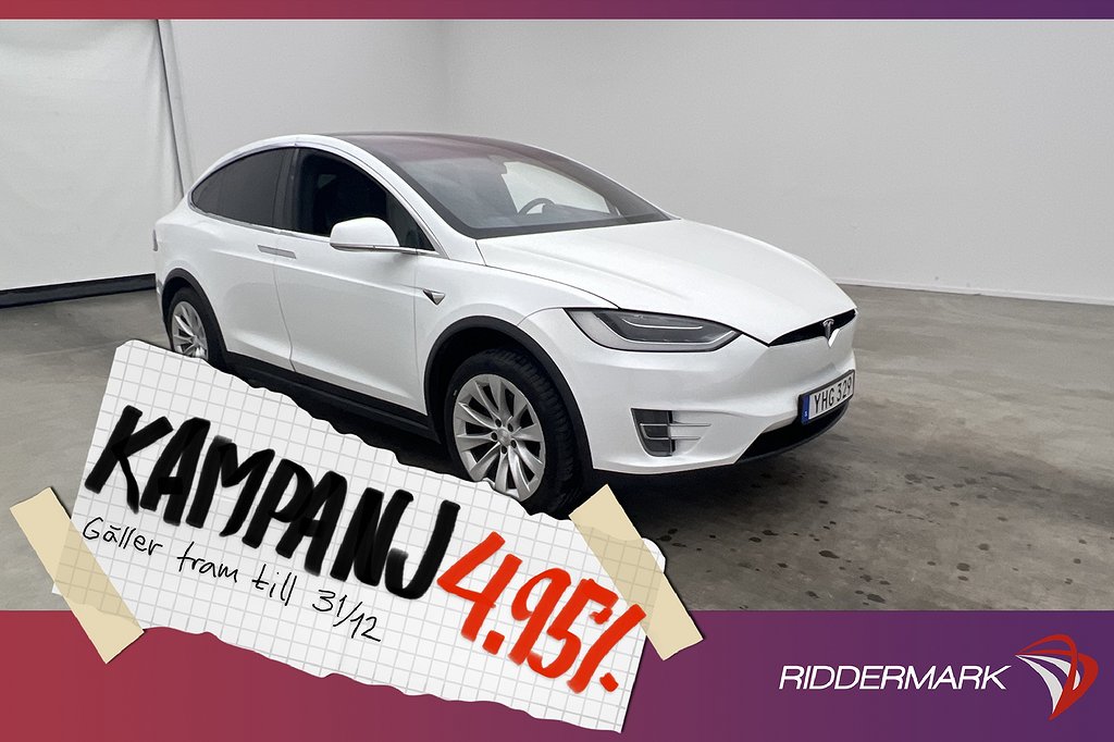 Tesla Model X 100D Premium Luftfjädring Autopil 4,95% Ränta