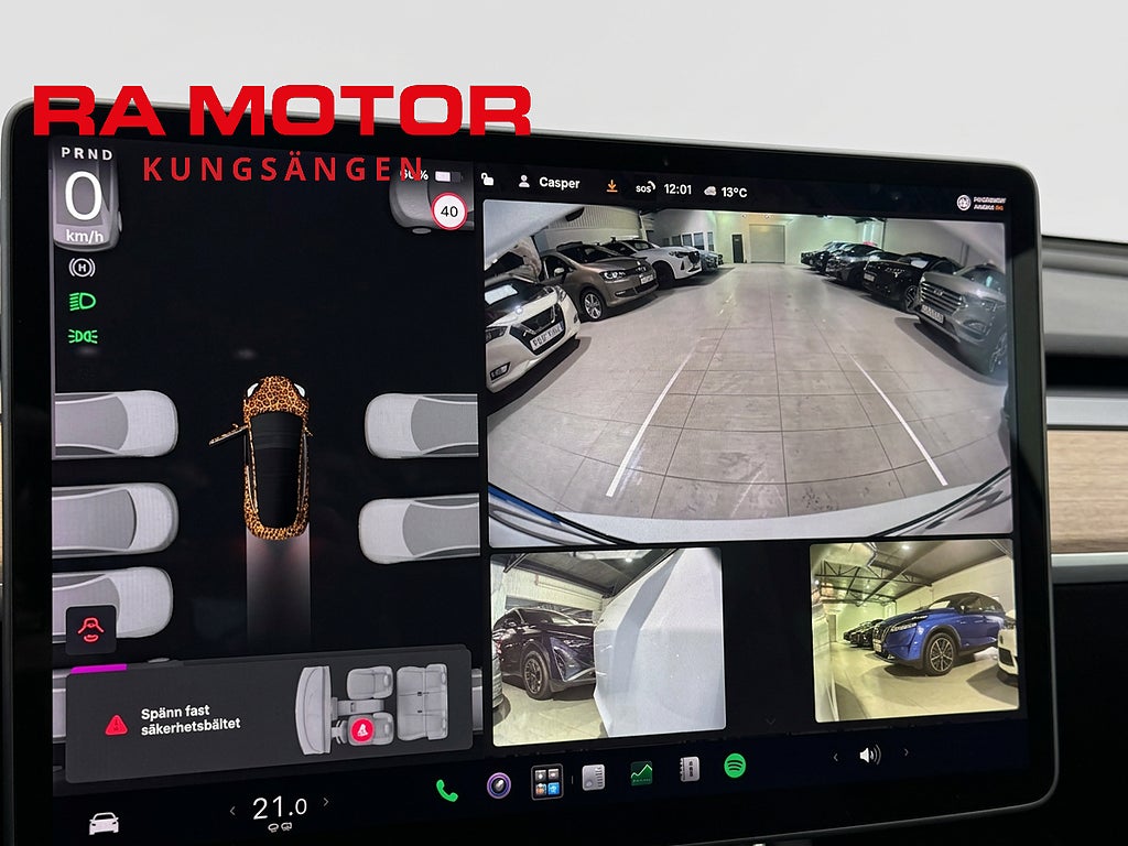 Tesla Model 3 Performance 513hk AWD | Pano | Skinn | Kamera | AP