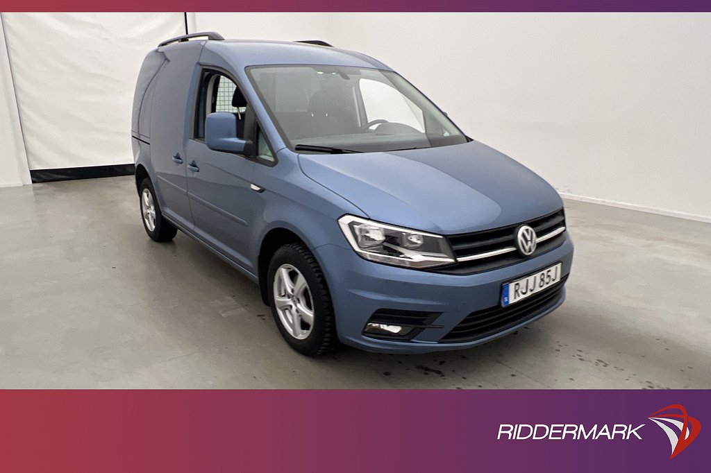 Volkswagen Caddy 2.0TDI Fjärr-Värmare Farthållare PDC Moms