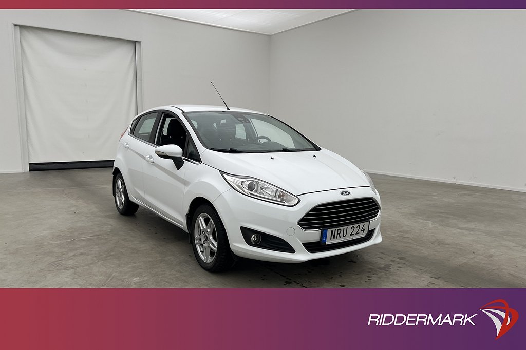 Ford Fiesta EcoBoost 100hk Titanium 0,45l/mil Låg-Årsskatt