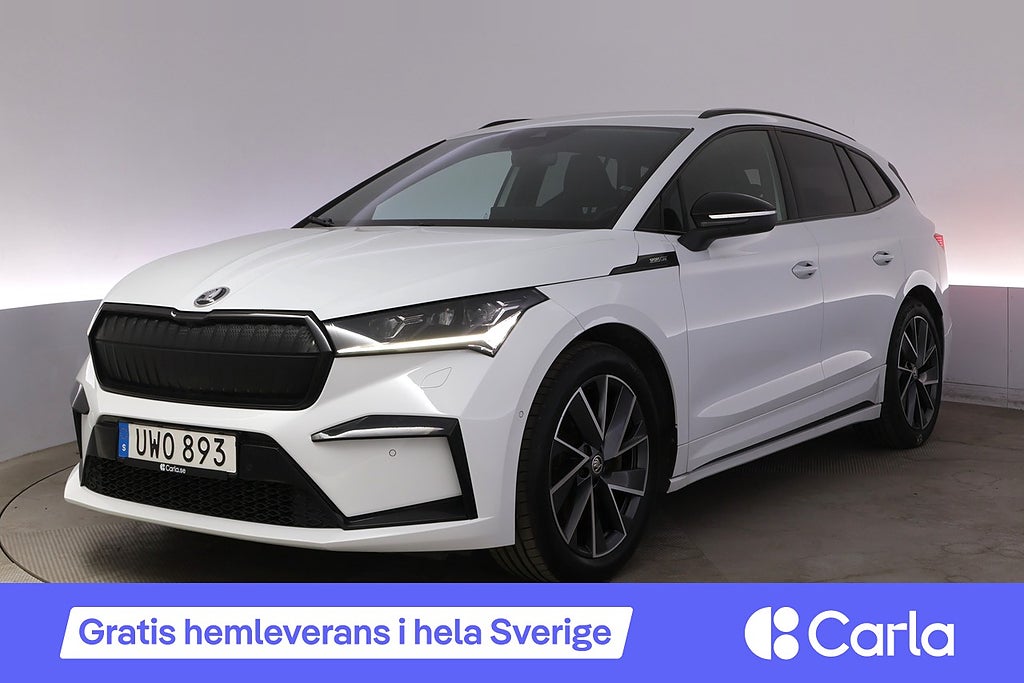 Skoda Enyaq iV 80 SportLine Drag Elstol AdapFart BLIS Kamera