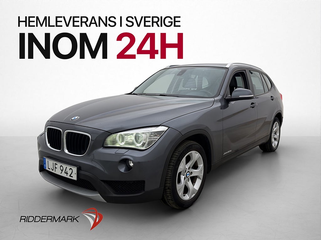 BMW X1 xDrive20d 184hk Navi Drag 0.54 l/mil Svensksåld