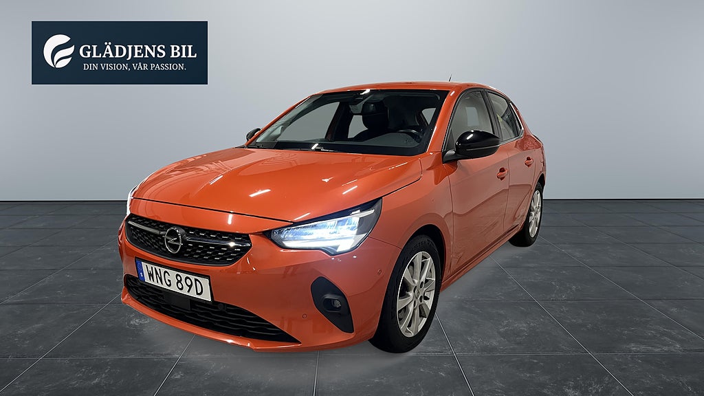 Opel Corsa 1.2 Turbo Elegance 101HK kamera,Farthållare endast 1ÄG