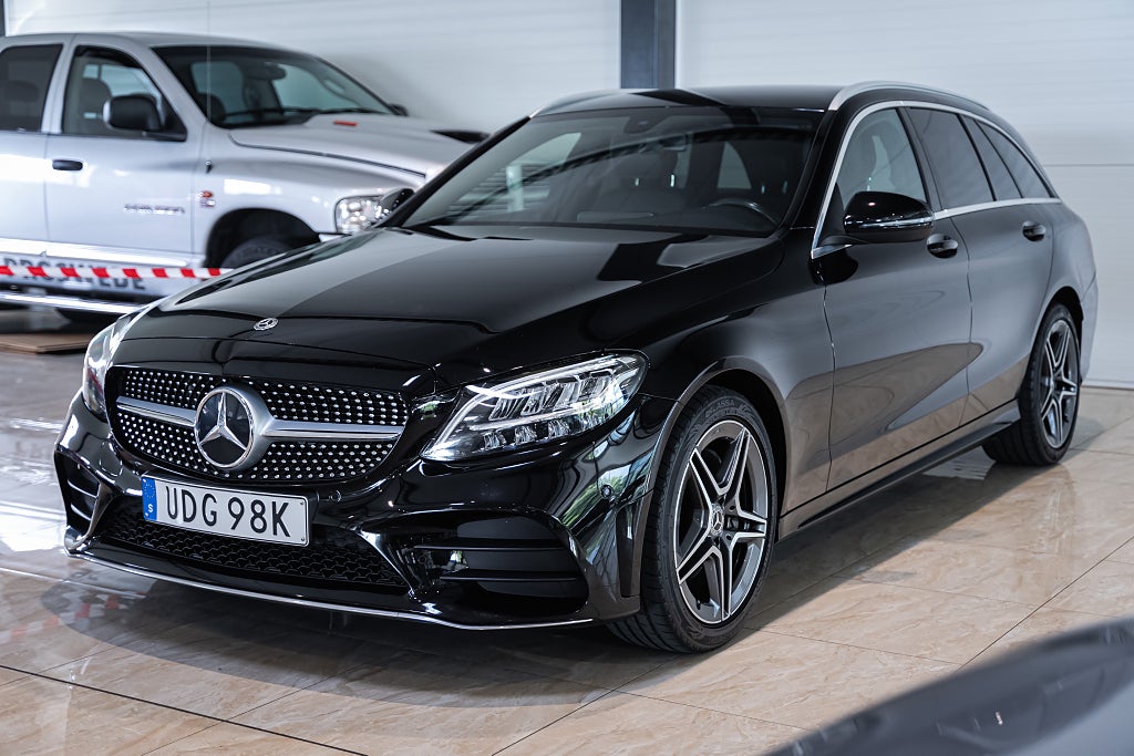 Mercedes-Benz C 200 T d 9G-Tronic AMG 7867Mil Dragkrok Backkamera 