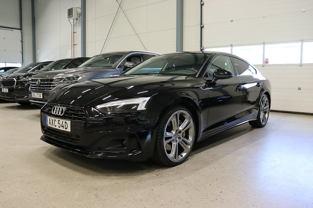 Audi A5 Sportback 45 TFSI Quattro Matrix Pano B-Kamera 265hk