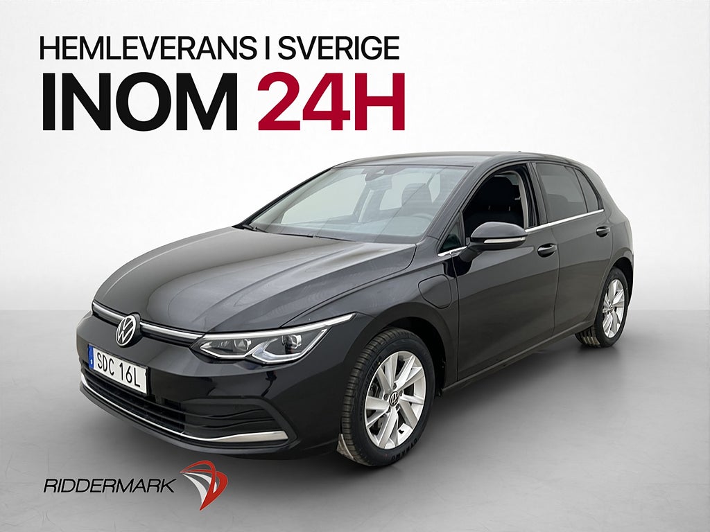 Volkswagen Golf eHybrid 204hk Cockpit Kamera Navi Värmare