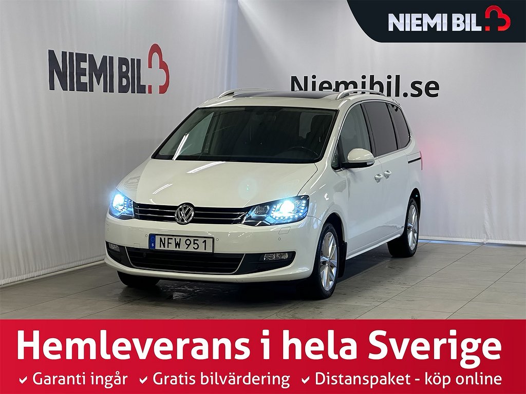 Volkswagen Sharan 2.0 7-sits 150hk Panorama/Kamera/Drag/SoV