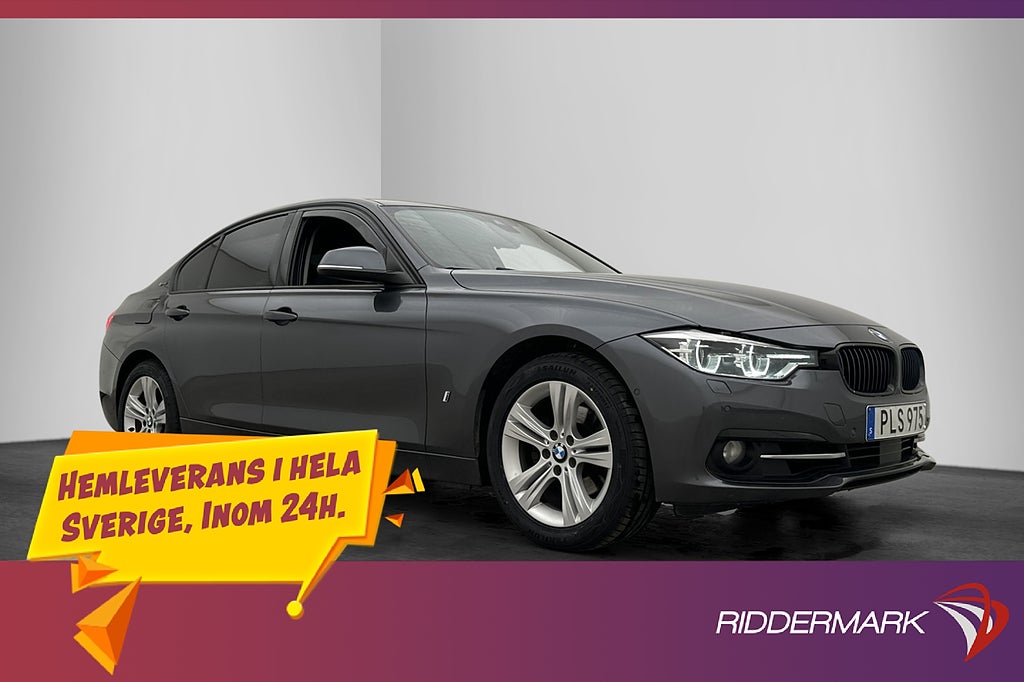 BMW 330 e Sedan Sport line HiFi M-Ratt Kamera Navi Rattvärme