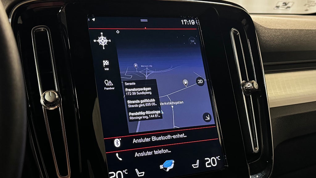 Volvo XC40 Recharge T4 211hk Plus Dark Drag 360-Kamera Elstolar bild 20