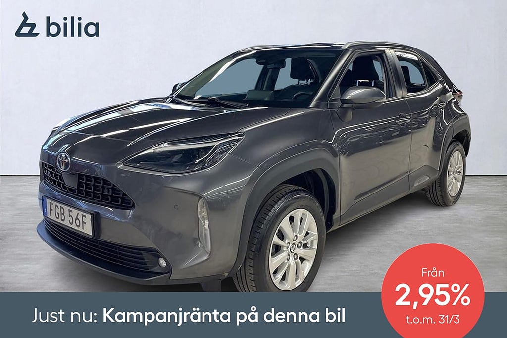Toyota Yaris Cross Hybrid AWD-i 1,5 ACTIVE P-SENSORER DRAG 2.95% Ränta