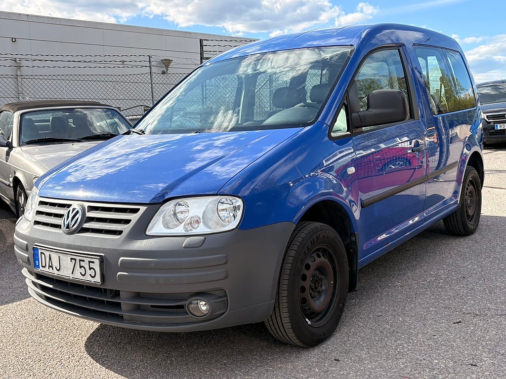 Volkswagen Caddy 1.4 Bensin 80hk Kombi 5-sits 1-Ägare / Lågmil