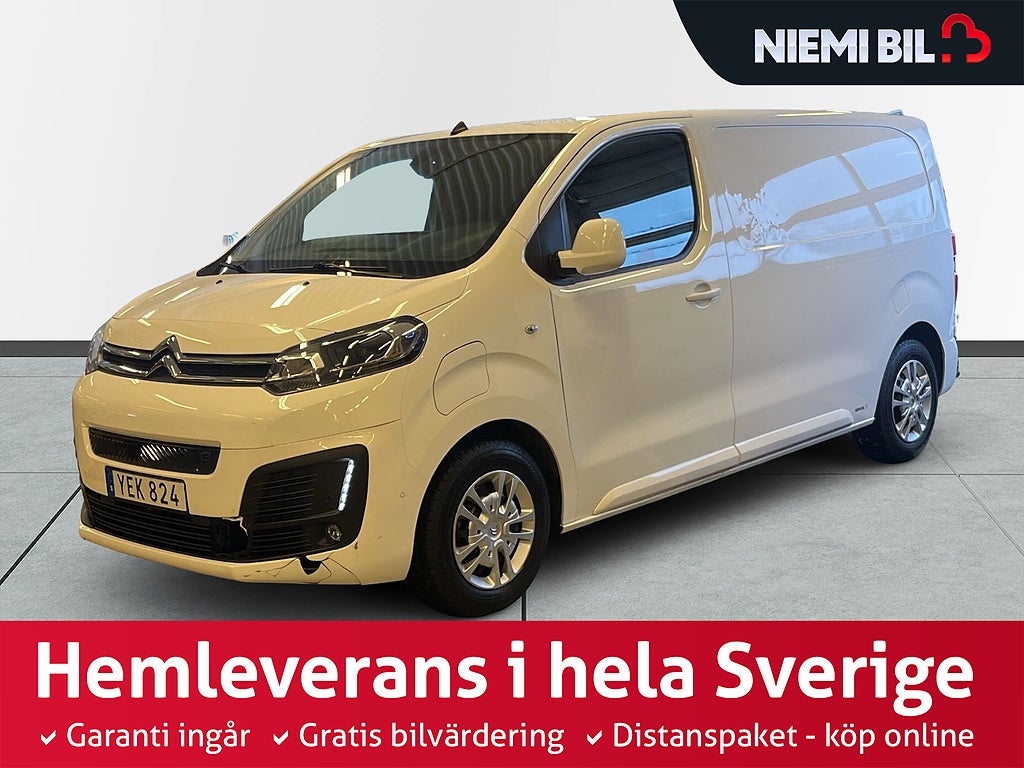 Citroën ë-Jumpy 50 kWh 159-228km Range Moms/Drag/Kamera/SoV/Låg Skatt