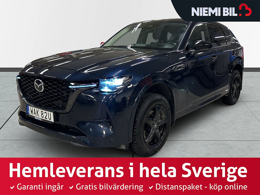 Mazda CX-60 PHEV Moms/Drag/360/MoK-Värm/BOSE-Ljud/Skinn/Navi/HuD