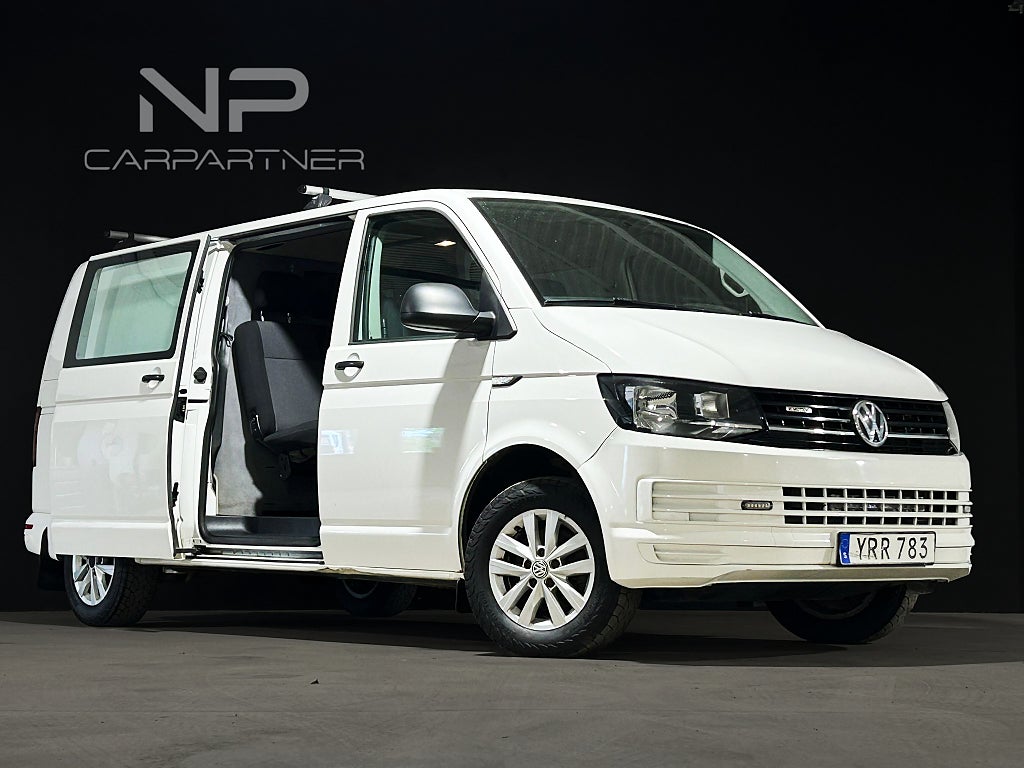 Volkswagen Transporter 5-SITS Kombi 4Motion L2 Lång|VÄRMARE|MOMS| Dubbelhytt