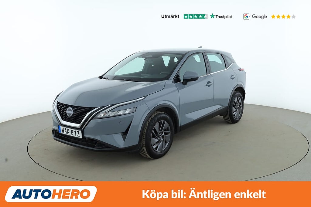 Nissan Qashqai 1.3 DIG-T Acenta / Backkamera, CarPlay, Rattvä...