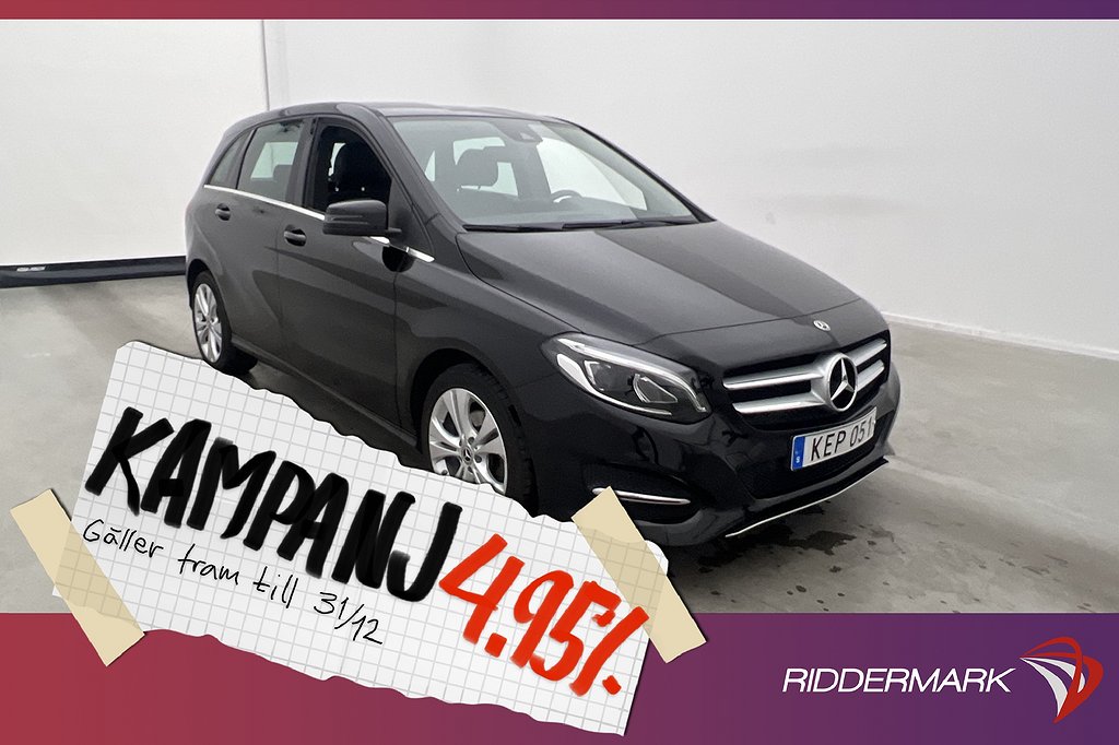 Mercedes-Benz B 200 d 136hk Progressive Kame 4,95% Ränta