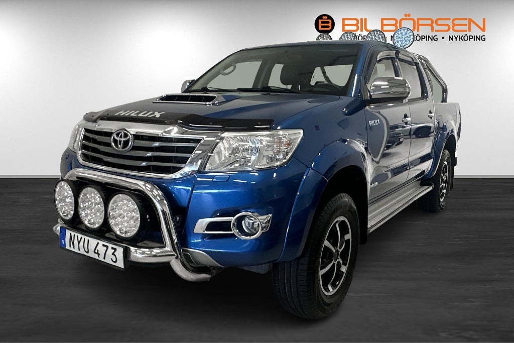Toyota Hilux Dubbelhytt 3.0D 4x4 (Ledljus, Navi, Drag, 1-ägare)