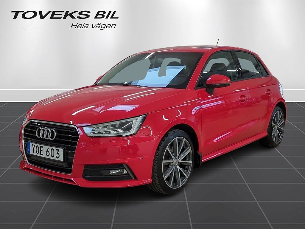 Audi A1 Sportback 1.4 TFSI 125 hk ADMIRED S-LINE