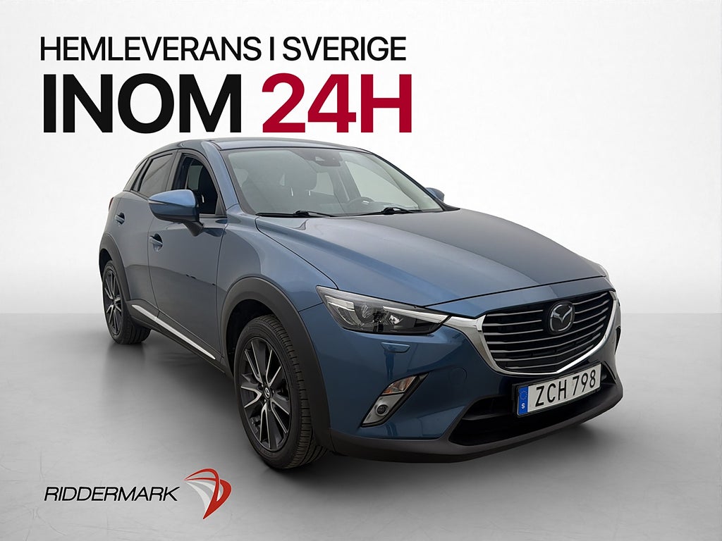 Mazda CX-3 2.0 150hk AWD Optimum BOSE Drag Kamera HuD Läder