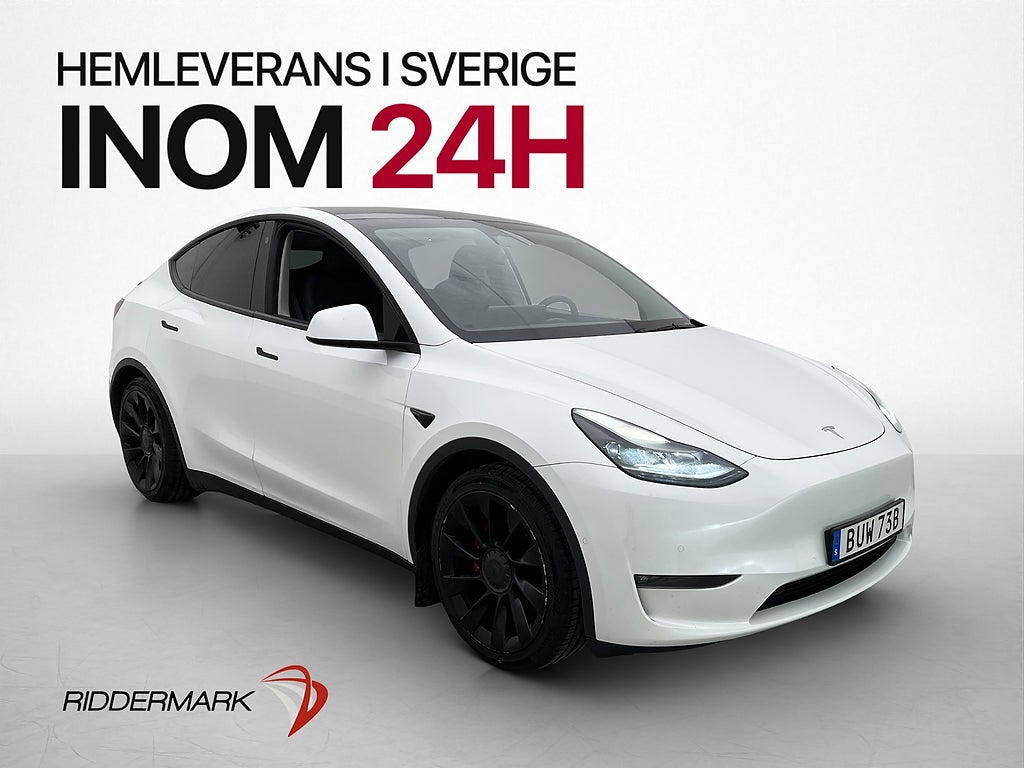 Tesla Model Y Performance Autopilot Rattvärme Svensksåld