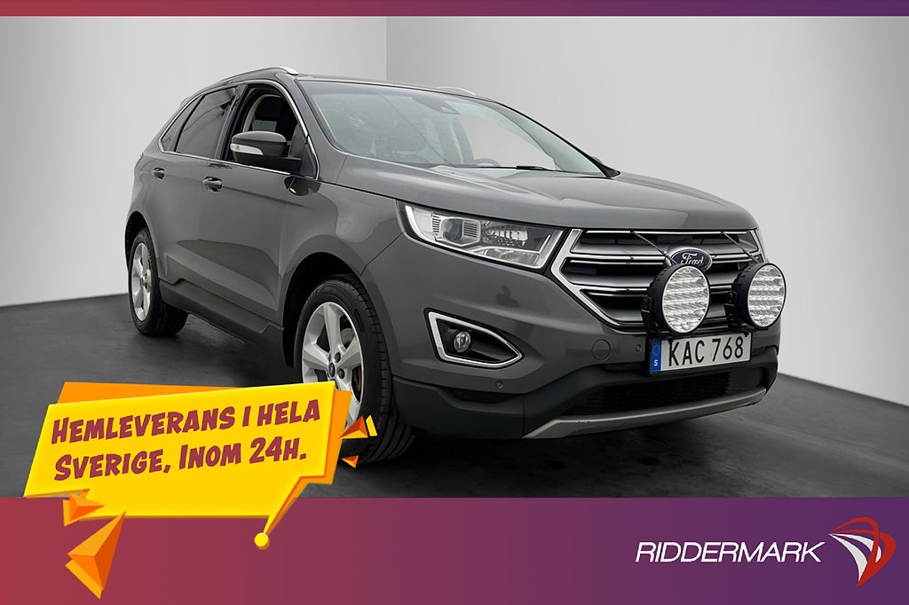 Ford Edge 2.0 Bi-Turbo AWD 210hk Titanium Kamera Drag Navi