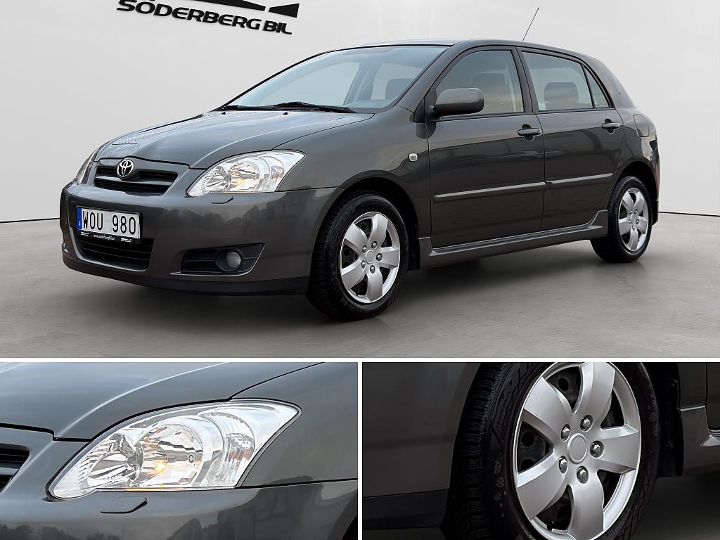 Toyota Corolla 5-dörrars 1.6 VVT-i 1 brukare, Låga mil