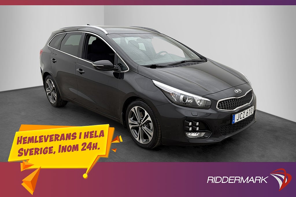 Kia Ceed 135hk GT-Line Kamera Rattvärme CarPlay