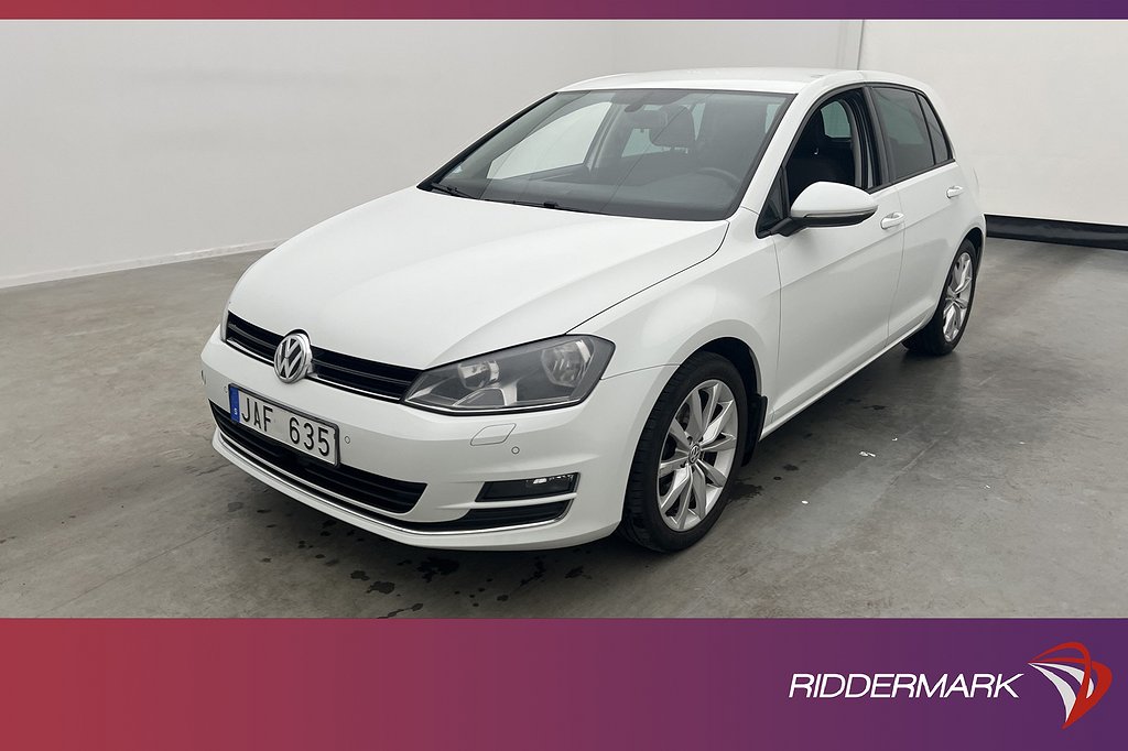 Volkswagen Golf 1.4 TSI 140hk Två-Bruka Värmare Kamera Drag