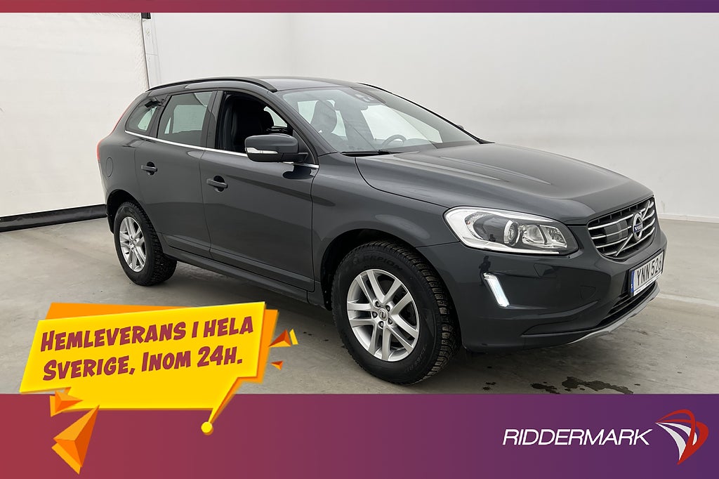 Volvo XC60 D4 AWD Classic VOC Värm Rattvärme BLIS Dragkrok