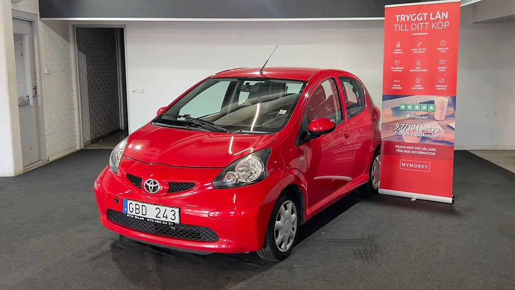 Toyota Aygo 5-dörrar 1.0 VVT-i 396kr/Månaden Euro 4
