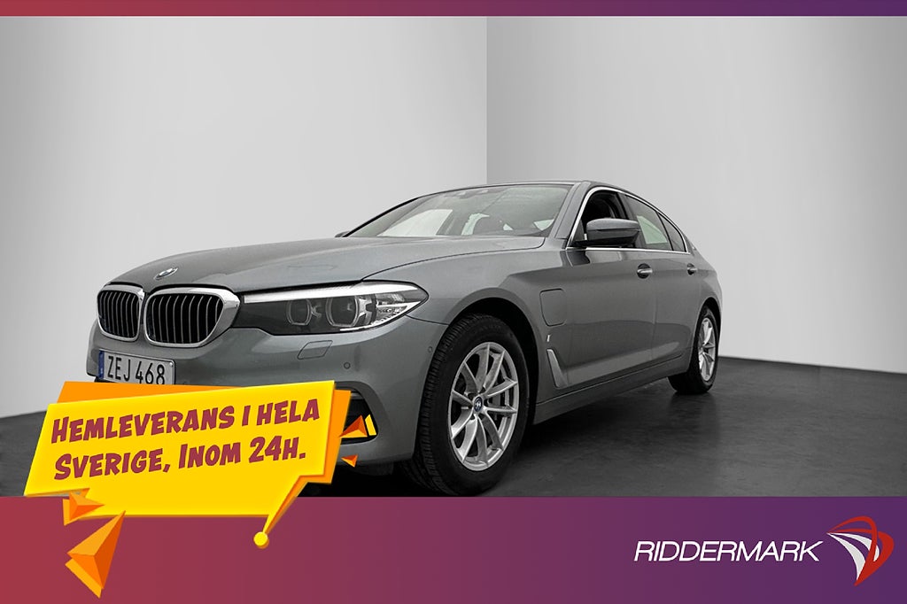 BMW 530e Sedan 252hk Kamera Navi Rattvärme Ambient