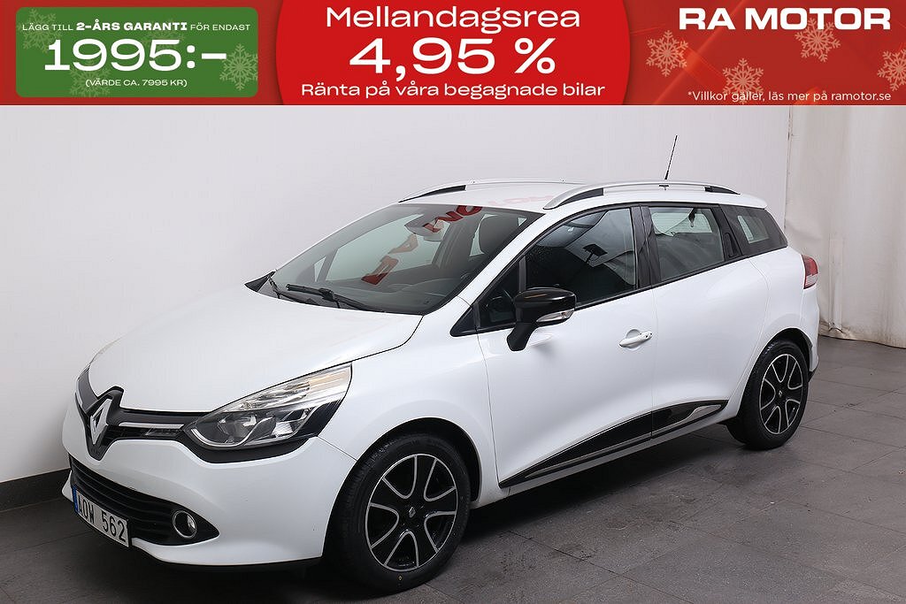 Renault Clio Sport Tourer 0,9 TCe 90hk Energy Dynamiq Navi 