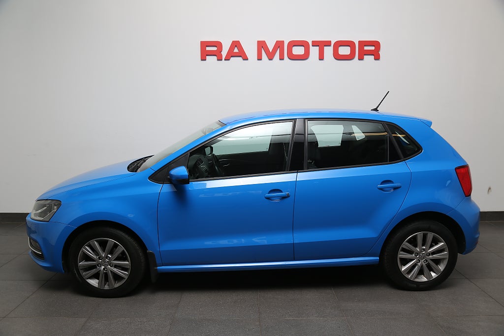 Volkswagen Polo 1,2 TSI 90hk 5-dörrar Pluspaket Farthållare P-sensor 2017