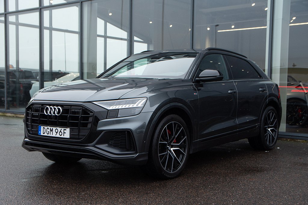 Audi Q8 50 TDI Quattro S Line Luftfjädring 3.000 mil B&O 3D